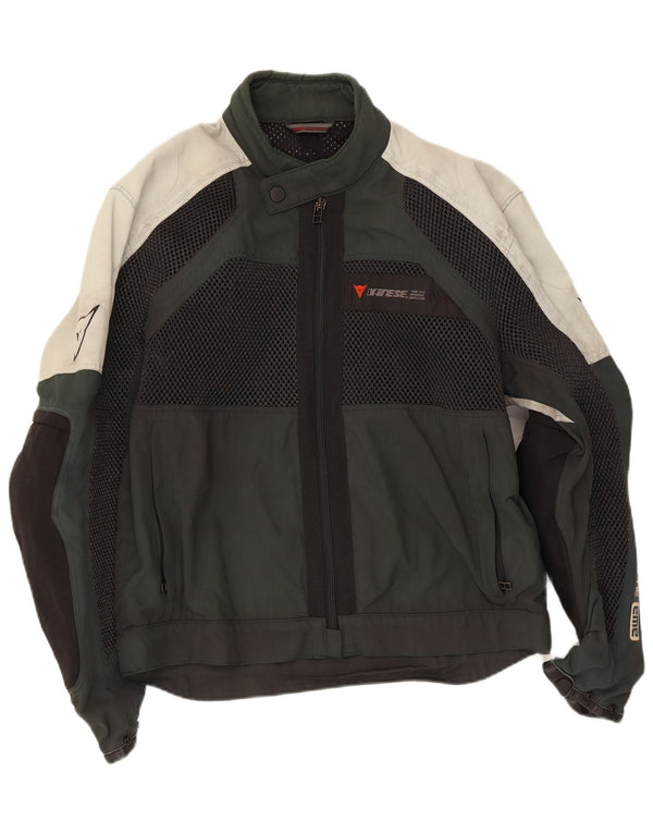 Chaqueta Dainese Graphic Racer para mujer EU 52 Nylon color block gris medio