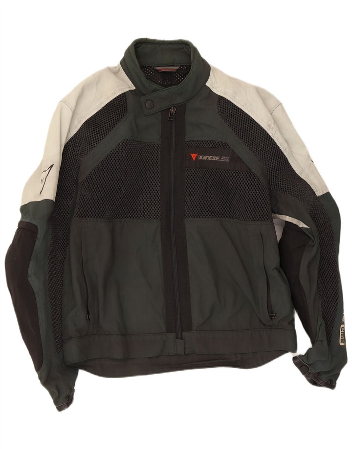 Chaqueta Dainese Graphic Racer para mujer EU 52 Nylon color block gris medio