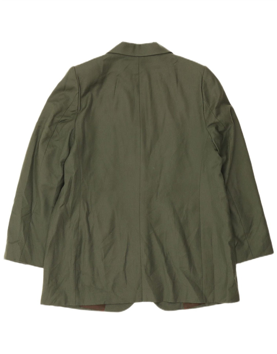 Les Copains Chaqueta Blazer De 2 Botones Para Mujer IT 52 2XL Lana Caqui