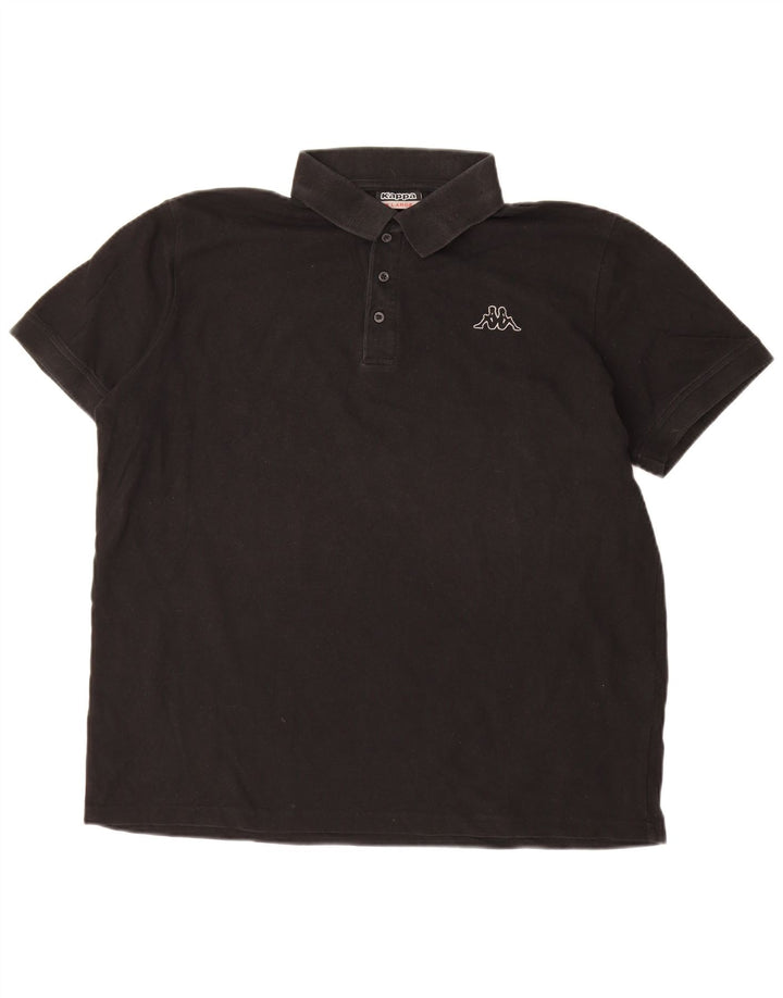 KAPPA Polo Hombre XL Algodón Negro