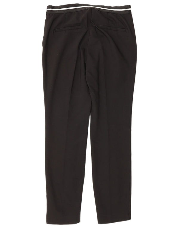 Zara Mujer Pantalones Chinos Slim Small W26 L26 Negro