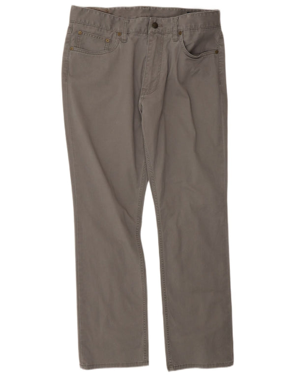 Polo Ralph Lauren Pantalones casuales rectos para hombre W34 L30 Algodón gris