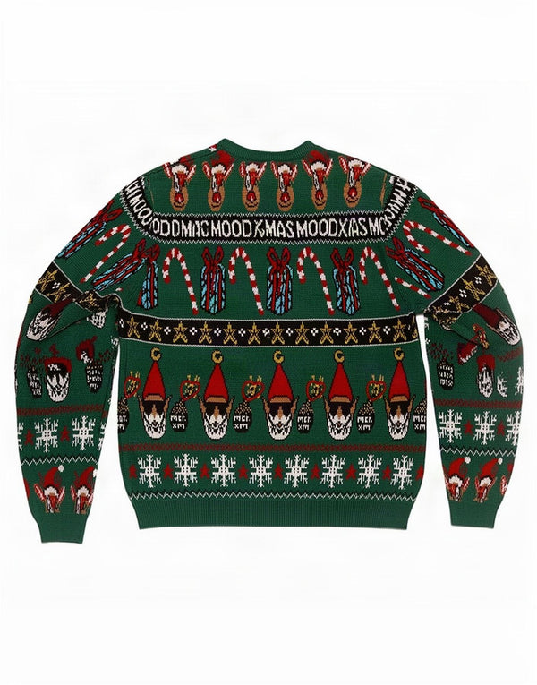 Zara Jersey con cuello redondo para niños 13-14 años Verde Fair Isle Navidad