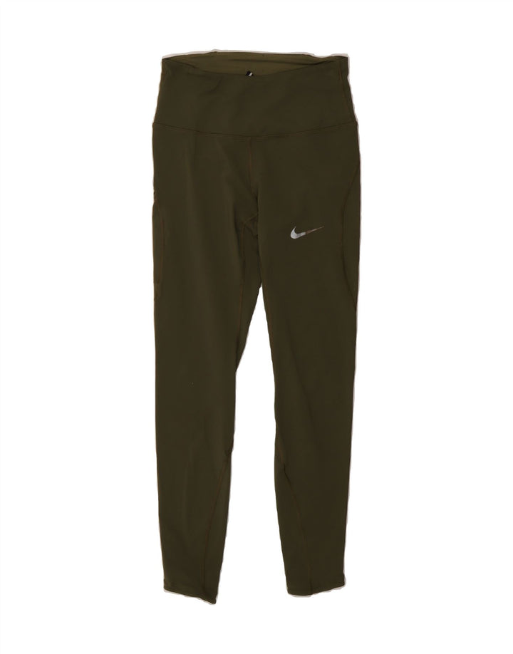 NIKE Womens Dri Fit Leggings UK 4 XS  Green Polyester Vintage Nike and Second-Hand Nike from Messina Hembry 