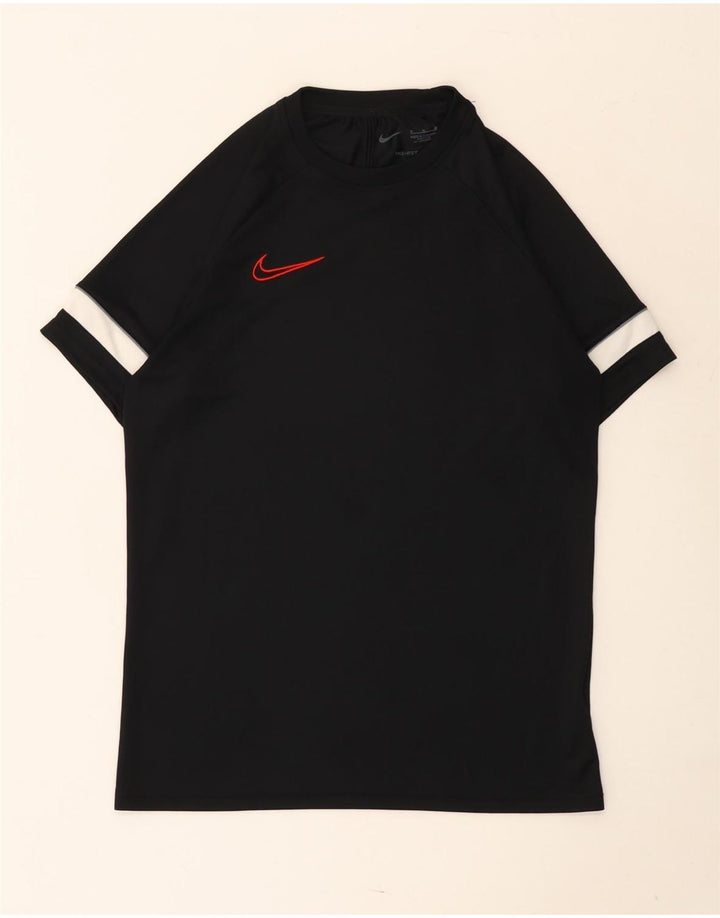 Camiseta Nike Dri Fit para hombre con bloques de color negro mediano