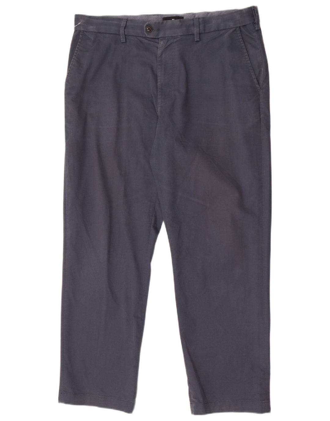 Marks & Spencer Pantalón de traje recto azul Harbor para hombre W36 L29 Azul marino
