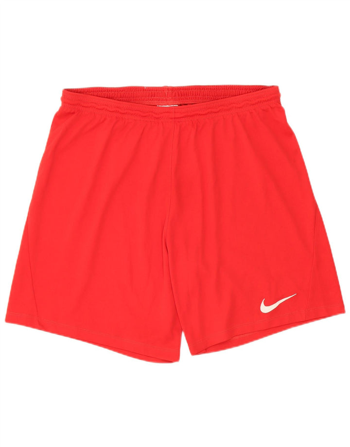 NIKE Pantalones cortos deportivos Dri Fit para hombre XL Poliéster rojo