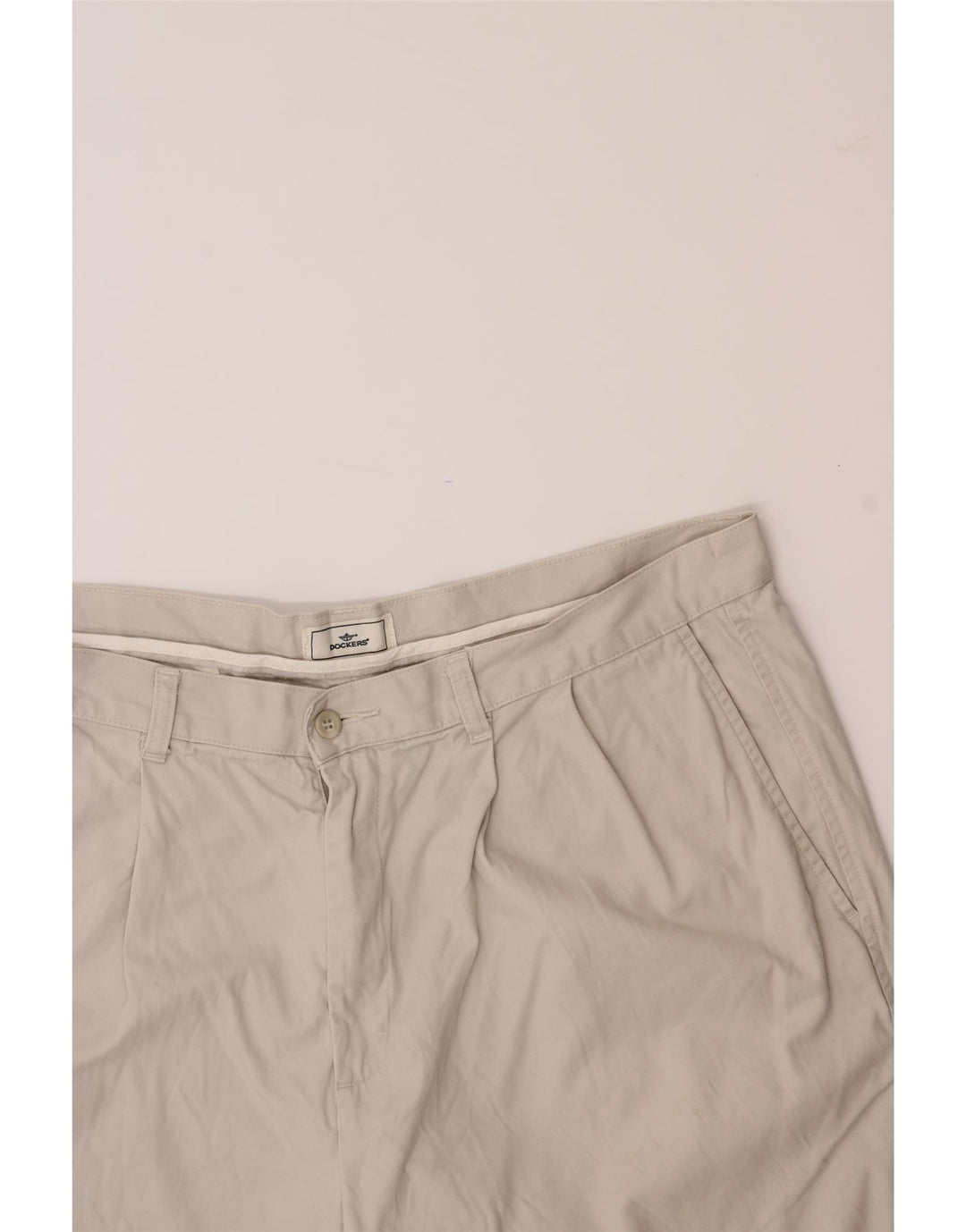 DOCKERS Mens Chino Shorts W38 XL  White Cotton Vintage Dockers and Second-Hand Dockers from Messina Hembry 