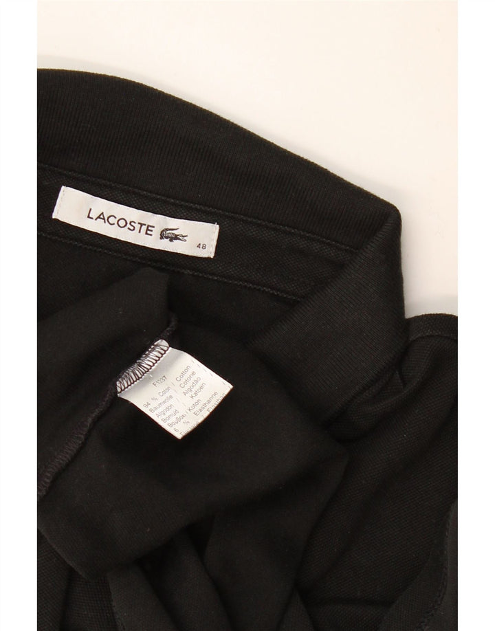 Polo Lacoste Mujer Talla 48 XL Algodón Negro