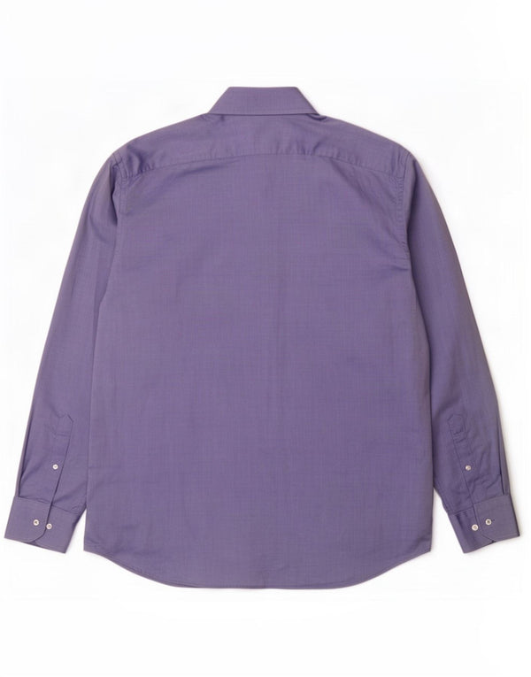 Camisa Hugo Boss Hombre Regular Fit Talla 46 18 2XL Algodón Azul