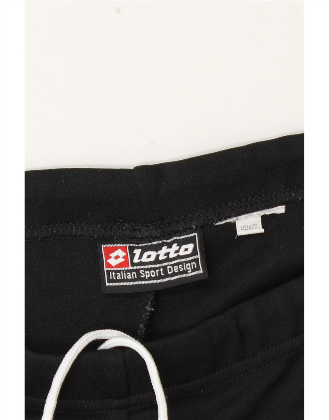 LOTTO Pantalones cortos deportivos para hombre mediano negro