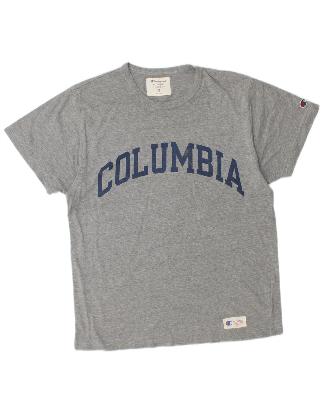 CHAMPION Camiseta gráfica para hombre Top pequeño gris