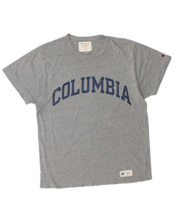 CHAMPION Camiseta gráfica para hombre Top pequeño gris