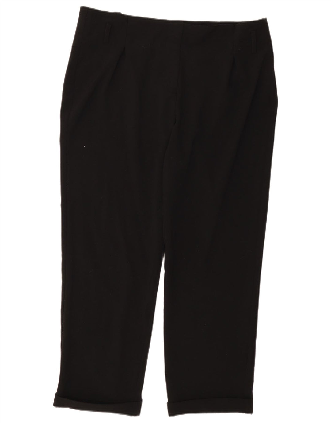 CALVIN KLEIN Pantalones cortos rectos para mujer US 12 Large W36 L26 Negro