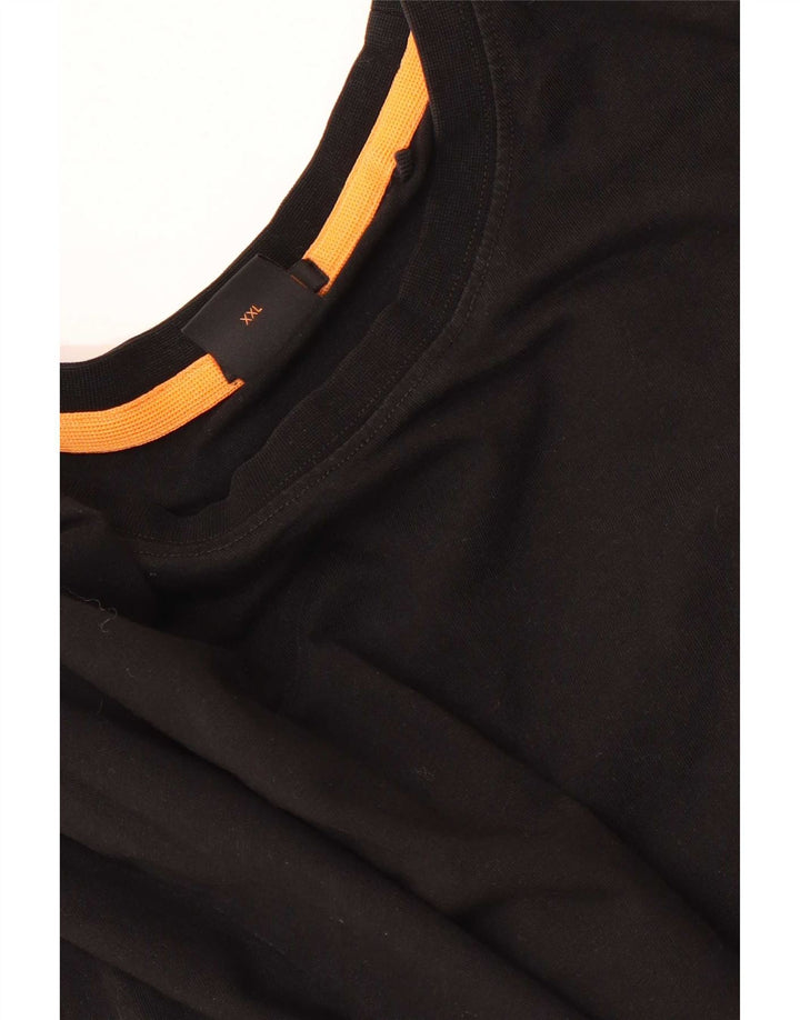 Hugo Boss Camiseta gráfica para hombre Top 2XL Negro