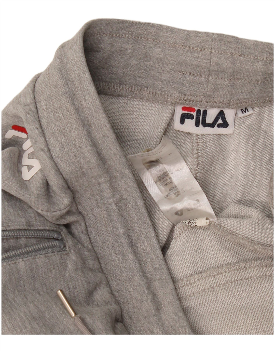 Fila Pantalones de chándal para mujer Joggers UK 44 Algodón gris medio