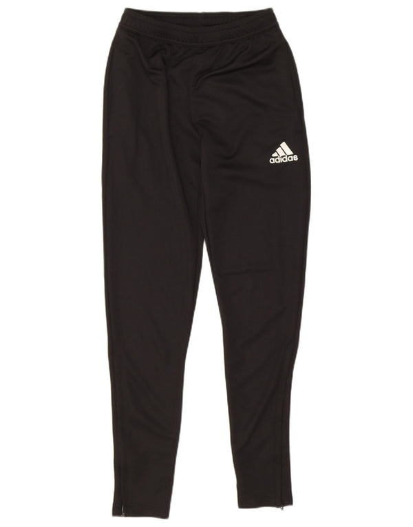 Adidas Mujer Aeroready Chándal Pantalones UK 4 XS Negro Poliéster