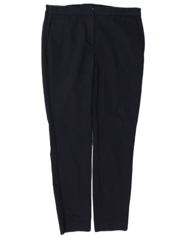 Zara Mujer Pantalón Chino Slim Small W26 L27 Azul Marino