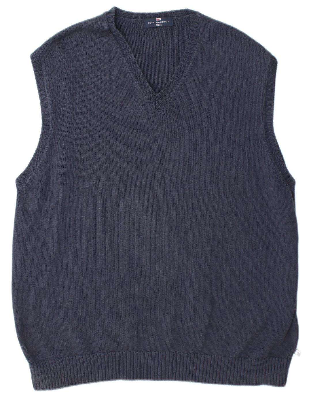 Marks & Spencer Camiseta sin mangas para hombre XL Algodón azul marino