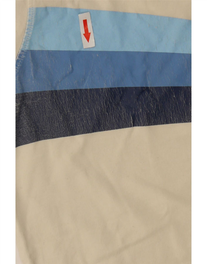Fila - Camiseta gráfica para hombre, talla grande, algodón blanco