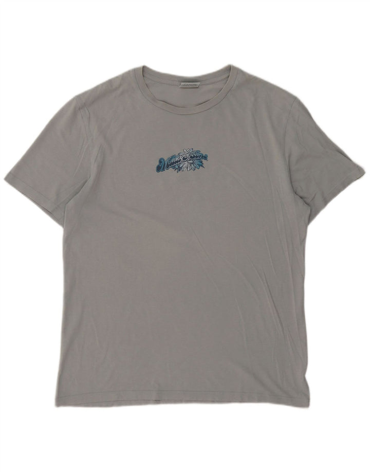 Maui and Sons Camiseta gráfica para hombre Top Algodón gris medio
