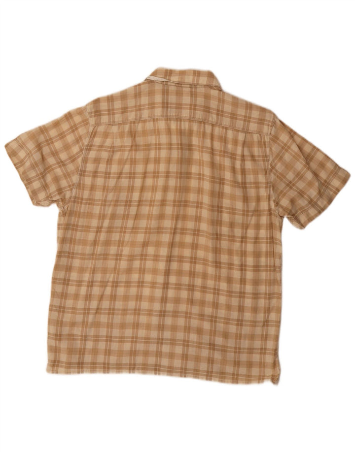Levi's Camisa de manga corta con corte estándar y cuadros en beige medio para hombre