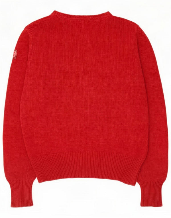 Murphy & Nye Suéter tipo jersey con cuello barco y ajuste regular para mujer UK 44 Medium Red