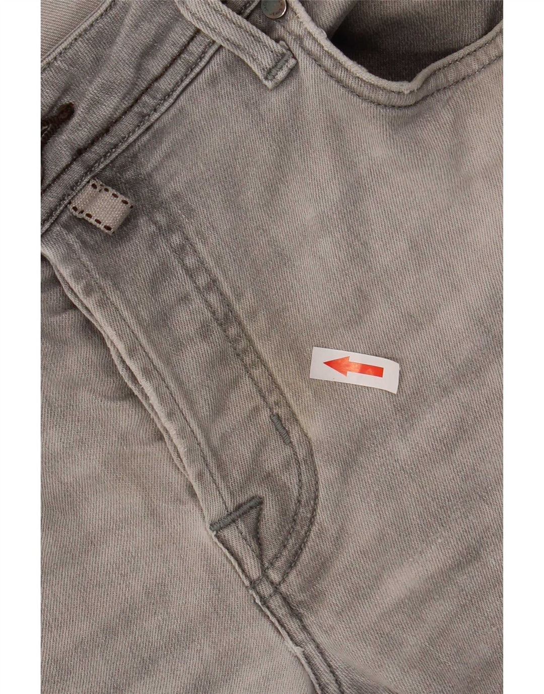Jacob Cohen Vaqueros ajustados para hombre W34 L30 Algodón gris