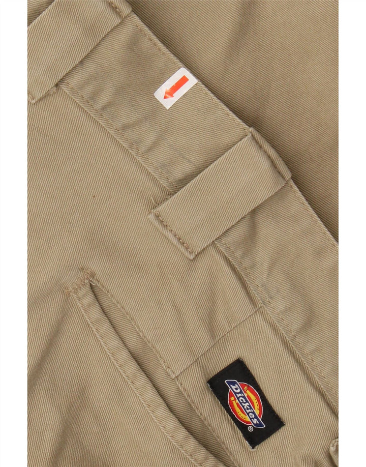 DICKIES Pantalones chinos ajustados y ajustados para hombre W38 L34 Algodón beige