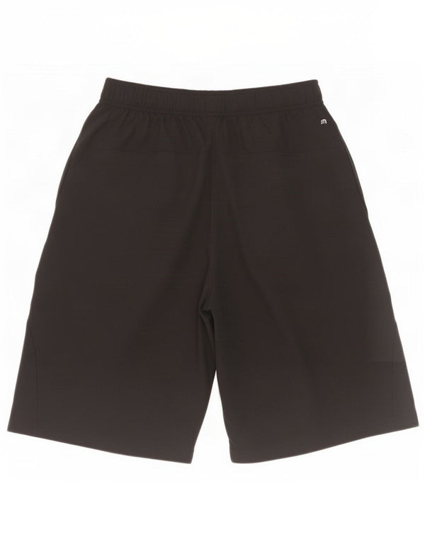 Nike - Pantalones cortos deportivos Dri Fit para niños de 12 a 13 años, tamaño grande, poliéster negro
