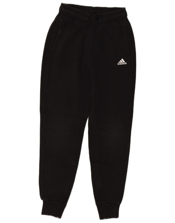Adidas Mujer Graphic Chándal Pantalones Joggers UK 0/2 XS Negro Algodón