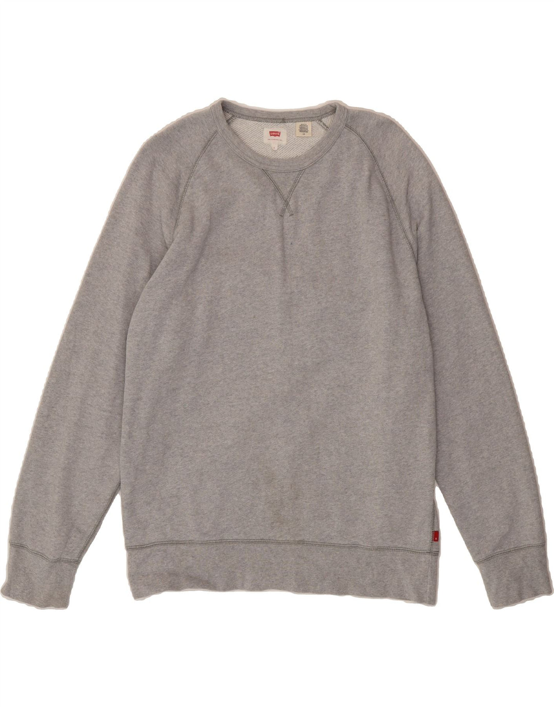 LEVI'S Mens Sweatshirt Jumper Large Grey Cotton Vintage Levi's and Second-Hand Levi's from Messina Hembry 