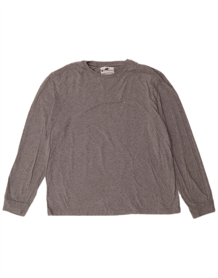 CHAMPION Womens Top Long Sleeve UK 18 XL Grey
