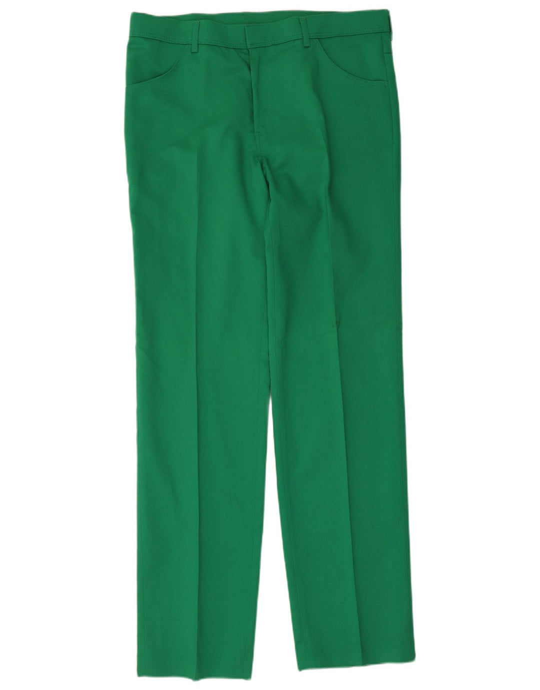Farah Mujer Pantalones Casuales Rectos W36 L34 Poliéster Verde