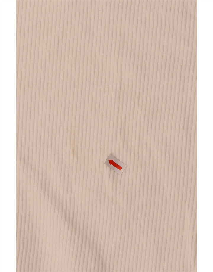 Zara Hombre Polo Polo Algodón Rayas Blanco Mediano