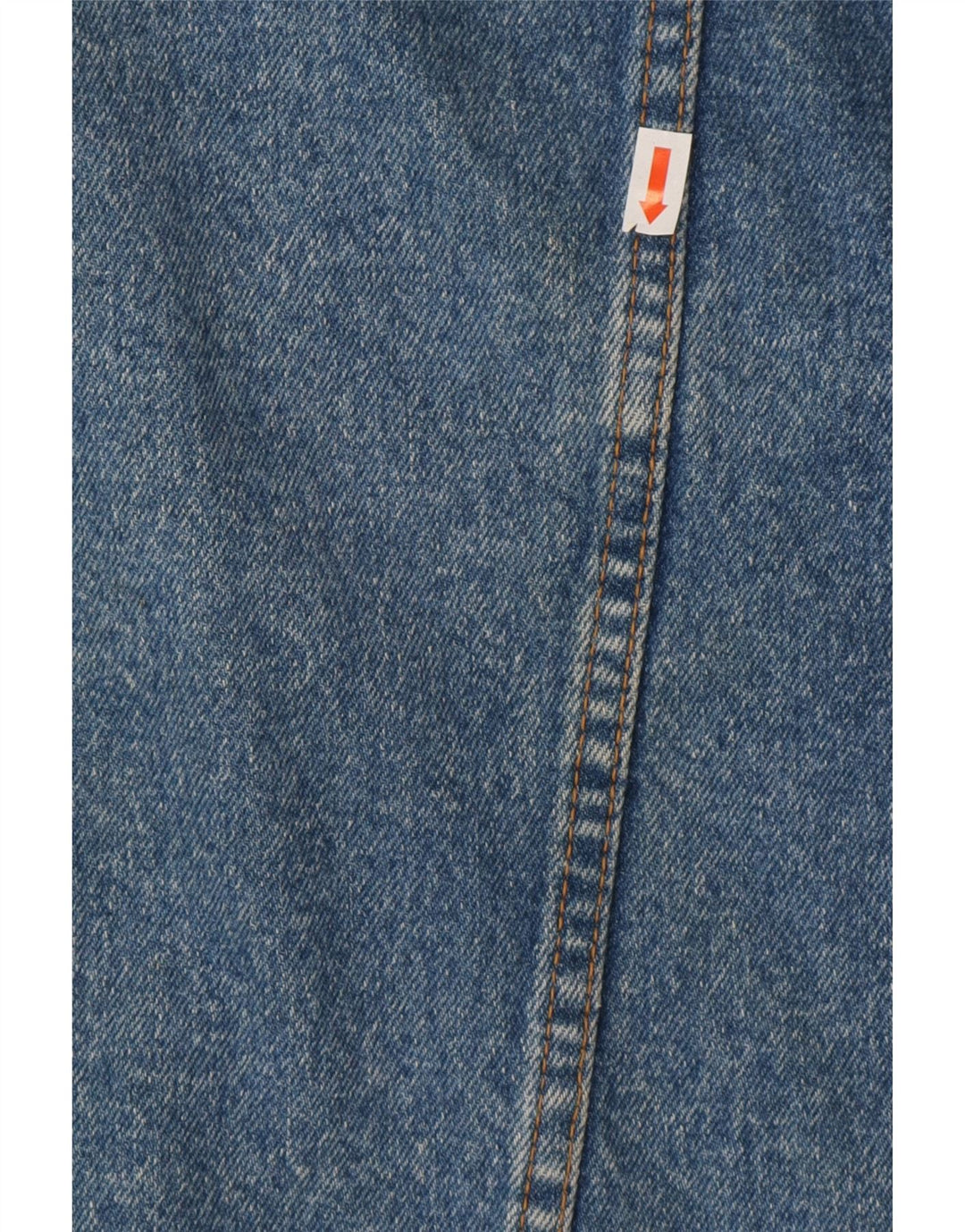 Vintage mujer chaqueta de mezclilla de gran tamaño Reino Unido 14 algodón azul medio