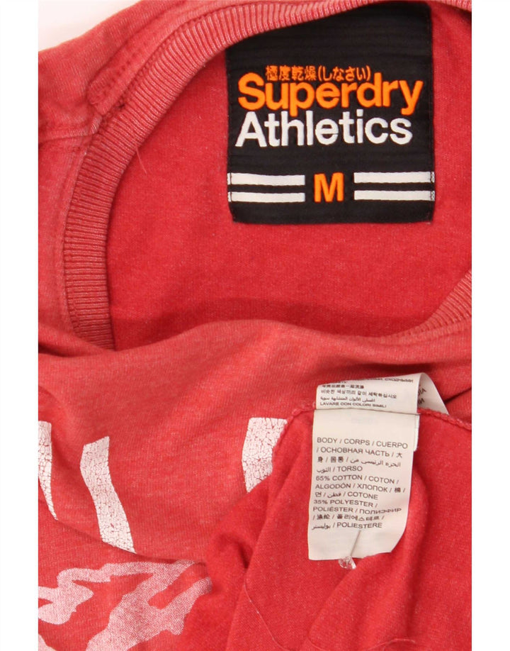 Superdry Camiseta Gráfica De Algodón Rojo Medio Para Hombre