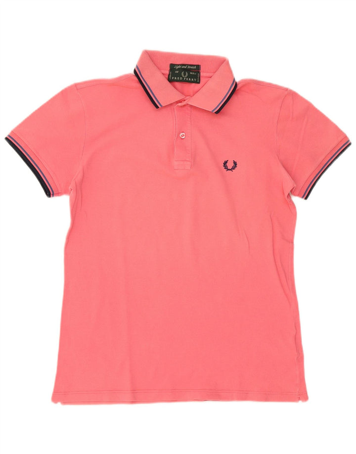 Fred Perry Polo Ligero Y Elástico Para Hombre Algodón Rosa Pequeño