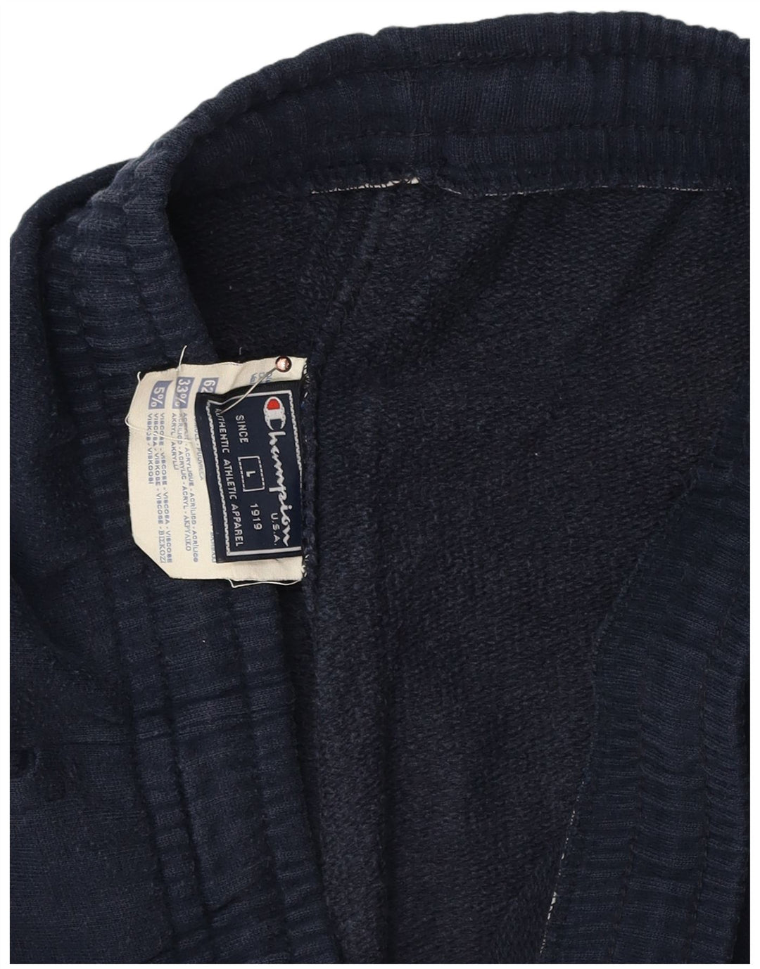 Champion Pantalón De Chándal Para Hombre Grande Azul Marino Algodón