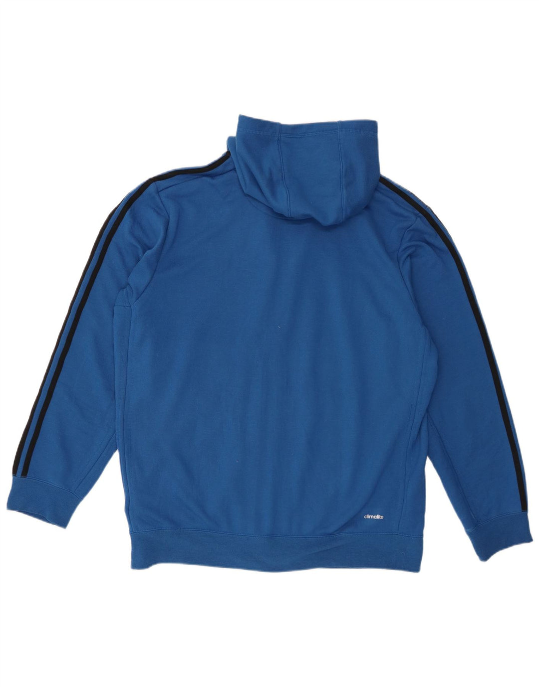 Adidas Sudadera con capucha y cremallera para hombre XL Poliéster azul