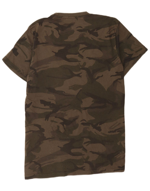 Tío Sam Camiseta gráfica para hombre Top IT 56/58 XL Caqui Camuflaje Algodón