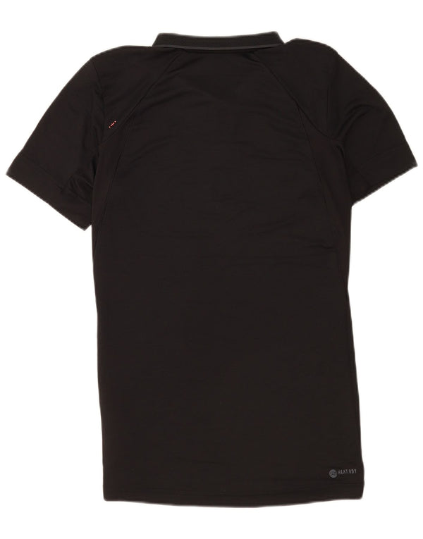 Polo Adidas Hombre Regular Fit Poliéster Negro Mediano