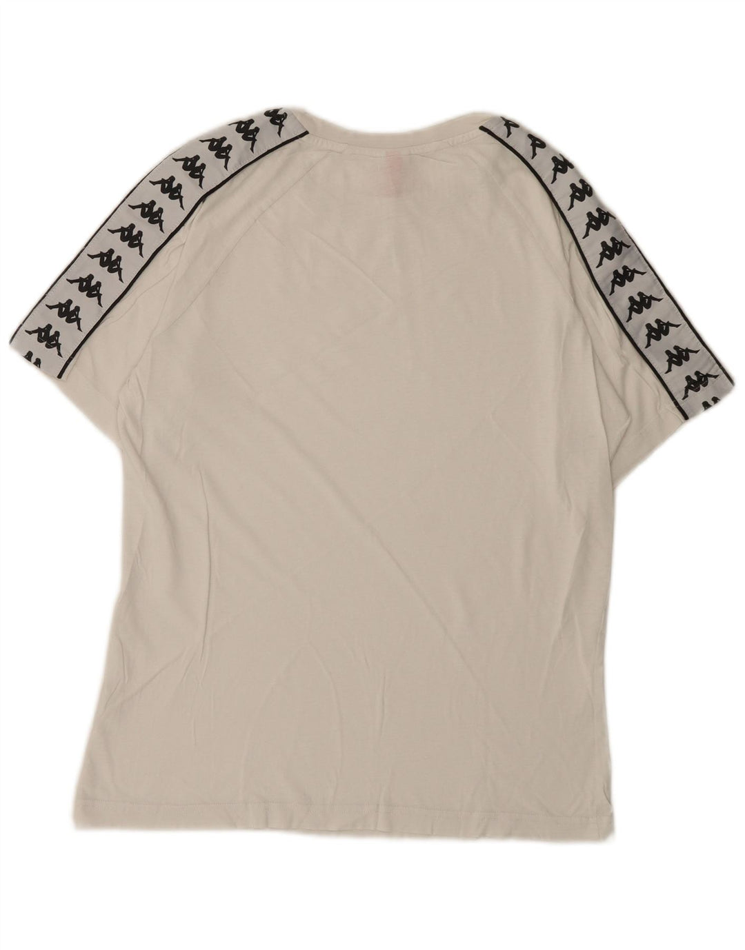 Kappa Hombre Camiseta Gráfica Top Small Blanco