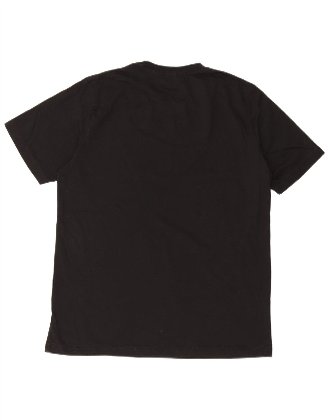 Diesel Hombre Camiseta Gráfica Top Grande Algodón Negro