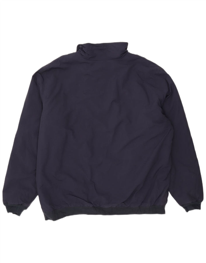 L.L.Bean Chaqueta Bomber Alta para Hombre UK 44 2XL Nylon Azul Marino