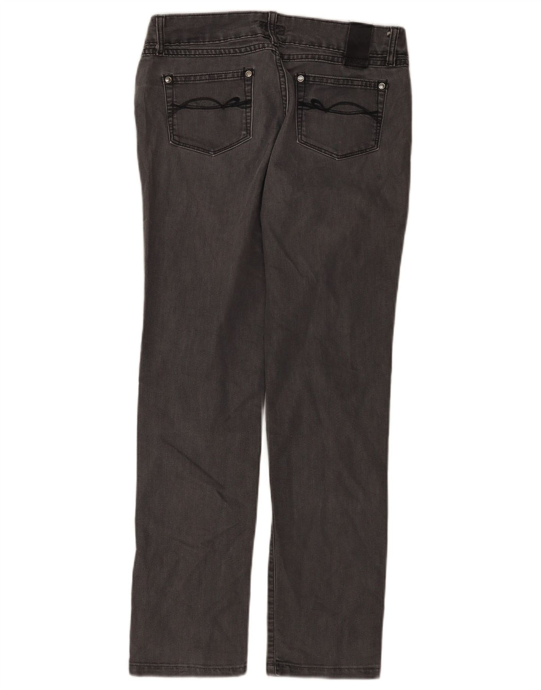 Max & Co. Vaqueros ajustados para mujer W27 L28 Algodón gris