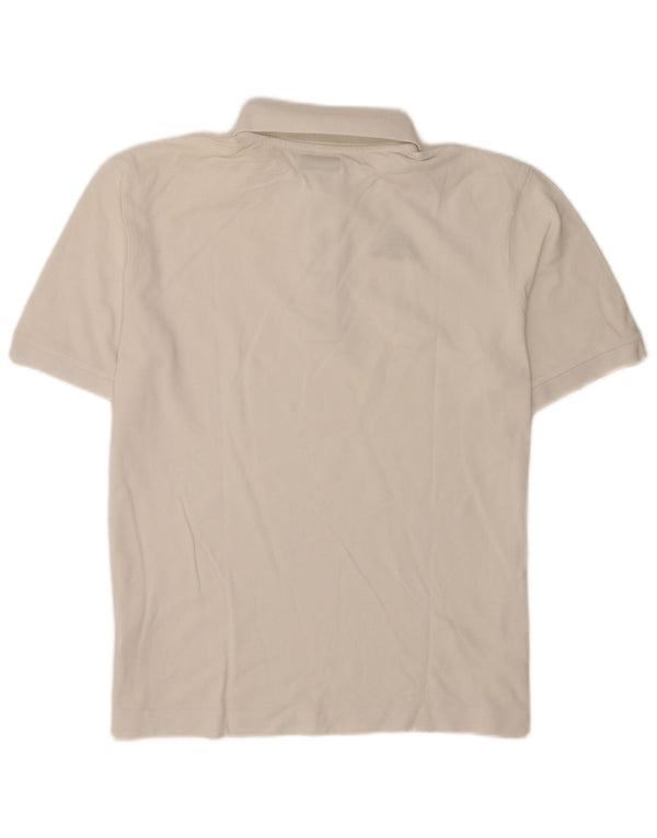 Kappa Polo Hombre Grande Blanco Algodón