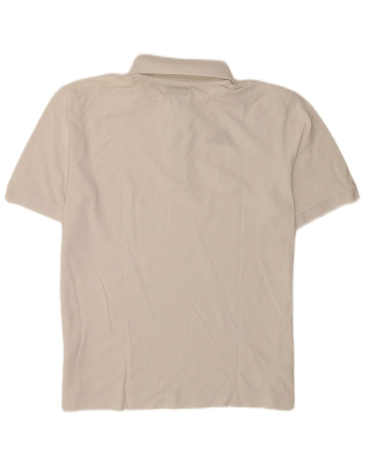 Kappa Polo Hombre Grande Blanco Algodón