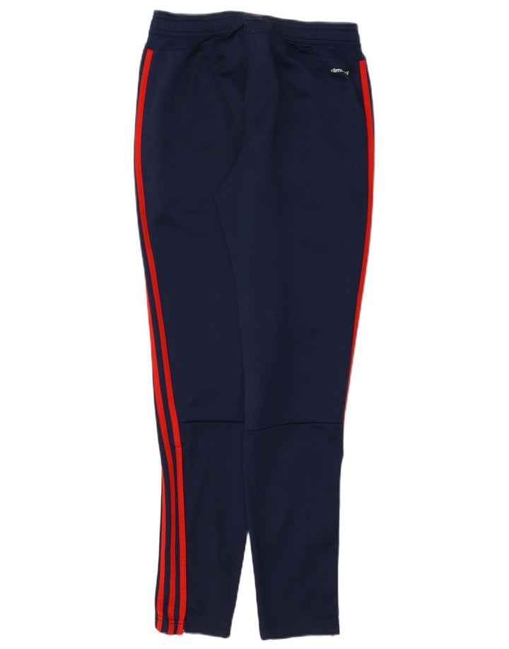 Adidas Hombre Manchester United Chándal Pantalones Pequeños Azul Marino Poliéster