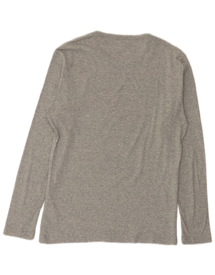 G-Star Hombre Top de manga larga de algodón moteado gris grande